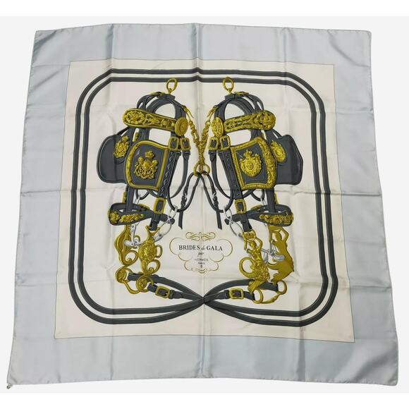 Hermes Accessories - Hermes Brides de Gala Silk Scarf, Carre 90